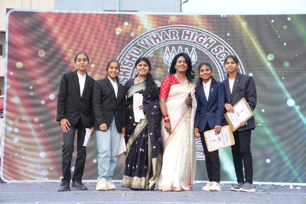 Students and teachers at Kids Carnival